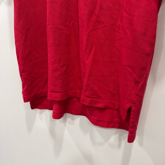 Vintage Tommy Hilfiger Gold Polo Shirt Short Sleeve Red Medium - Picture 2 of 6
